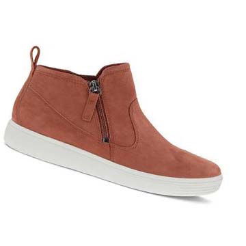 Baskets Ecco Soft Classiche Ankle Femme Marron | FR 250VRW